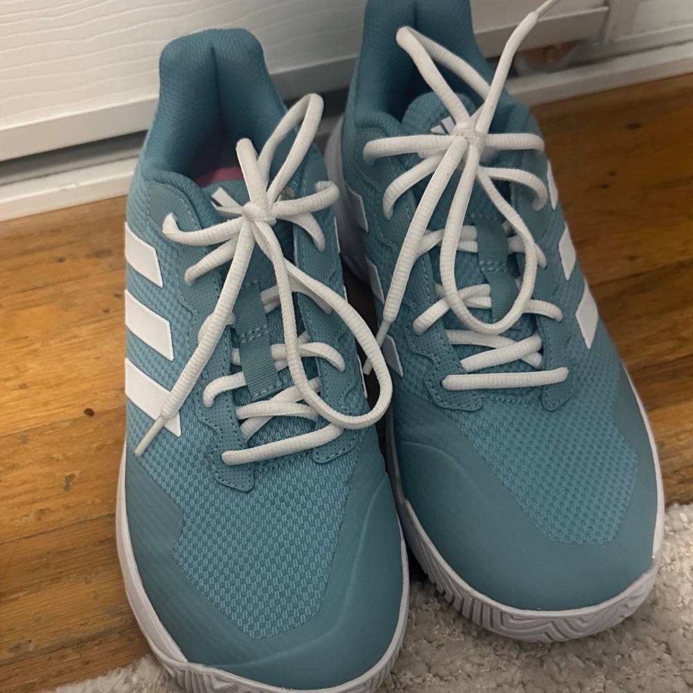 Women’s Adidas game court 2 Light Blue shoes